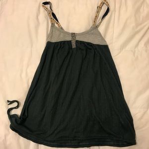 FREE PEOPLE dark blue/grey tank